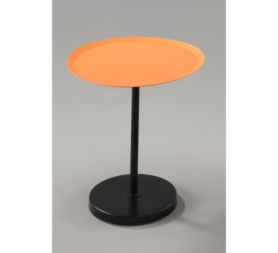 COLRON ROUND TABLE BLACK/ORANGE (#)