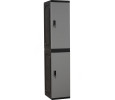 OPTIMUS TWO TIER LOCKER GREY/BLACK