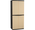 OPTIMUS LARGE STORAGE CABINET BEIGE/BLACK