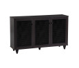 ALMO 3 DOOR SHOE CABINET LIGHT CAPPUCCINO