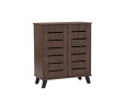 IRAN 2 DOOR SHOE CABINET NATURAL WALNUT