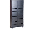 HEDRIC 4 DOOR SHOE CABINET BLACK