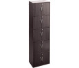 CODEY 10 DOOR STORAGE BOX WITH LOCK LIGHT CAPPUCCINO