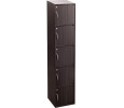 CODEY 5 DOOR STORAGE BOX WITH LOCK LIGHT CAPPUCCINO