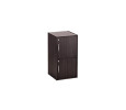 CODEY 2 DOOR STORAGE BOX WITH LOCK LIGHT CAPPUCCINO