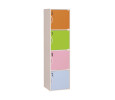 CODEY 4 DOOR STORAGE BOX WITH LOCK