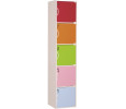 CODEY 5 DOOR STORAGE BOX WITH LOCK
