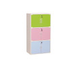 CODEY 6 DOOR STORAGE BOX WITH LOCK