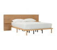 PLATO QUEEN BED WITH 1900MM BED PANEL WITH SIDE TABLE 102