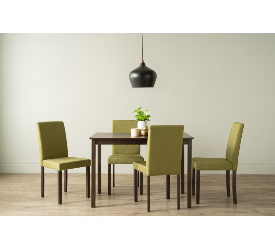 AMOS 1+4 DINING SET 117/PICKLE