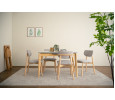 145168/241638 1+4 FOLTO DINING TABLE WITH LUCA DINING CHAIR