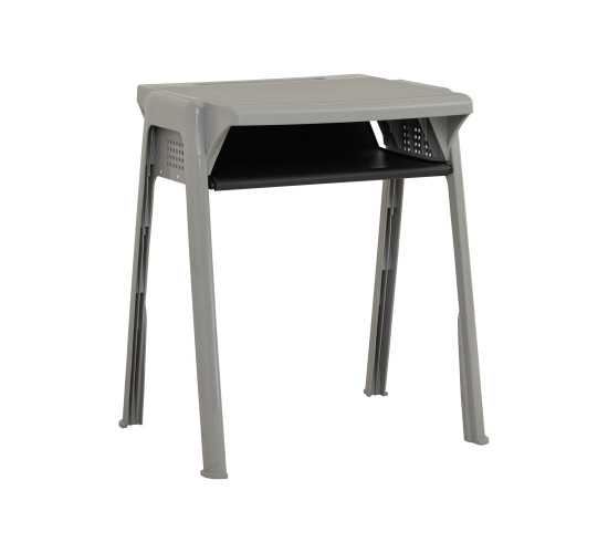 OPTIMUS STUDENT DESK PE WITH DRAWER GREY