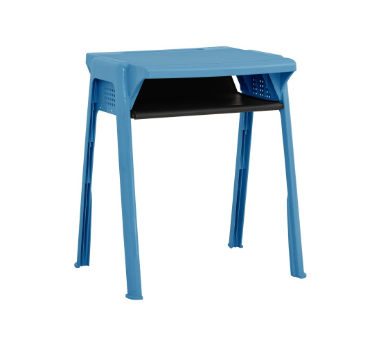 OPTIMUS STUDENT DESK PE WITH DRAWER BLUE