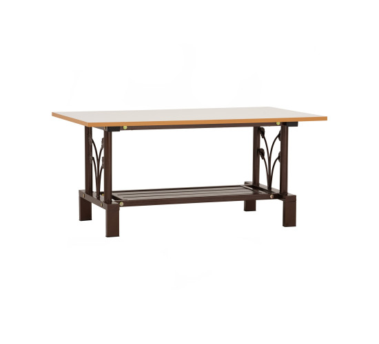 DARA COFFEE TABLE ANTIQUE BROWN/CAPPUCCINO