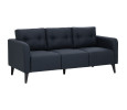 ALTO 3 SEATER SOFA BLACK/6367