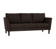 GHIBLI 3 SEATER SOFA BLACK/6116