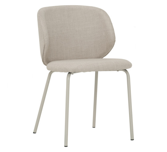 KENZI DINING CHAIR MATT BEIGE/80011 (#)