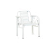 HAMIDA 1 SEATER BENCH WHITE