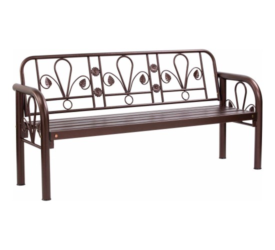 DATSUN 3 SEATER BENCH ANTIQUE BROWN