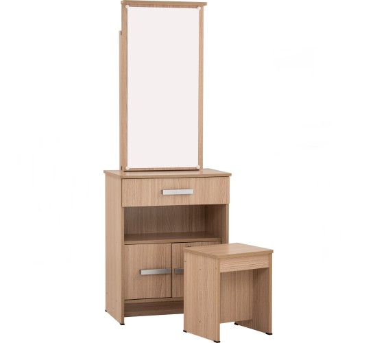*NAOMI DRESSING TABLE WITH STOOL EBONNESE