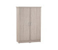 DUBLIN 2 DOOR LOW WARDROBE GREY LINE