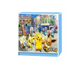 WONDERLAND 3 DOOR CARTOON CABINET BLUE