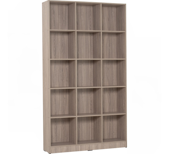 ECO 15 COMPARTMENT FILE CABINET DARK OAK