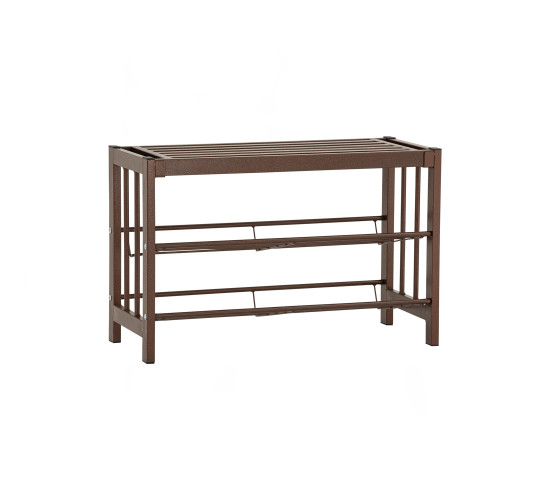 MYKA SHOE RACK WITH BENCH COPPER
