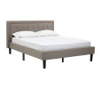 HAYDEN QUEEN BED WITH 1900MM SIDE RAIL BLACK/6513