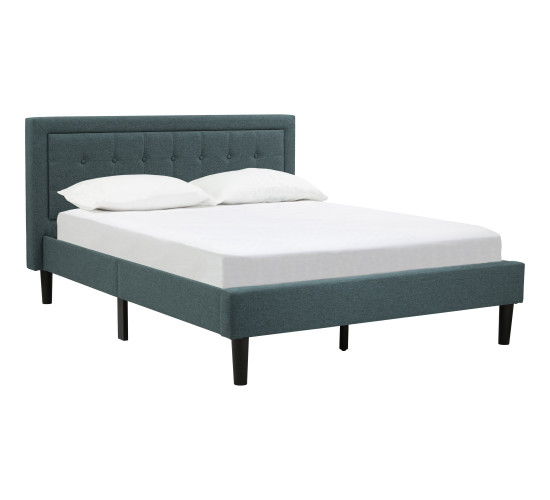 HAYDEN QUEEN BED WITH 1900MM SIDE RAIL BLACK/6365